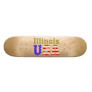 All 50 States USA Skateboard.