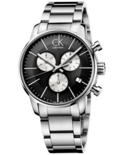 Calvin Klein Watch, Mens Swiss Chronograph Post Minimal Stainless Steel Bracelet 42mm K7627161   Watches   Jewelry & Watches
