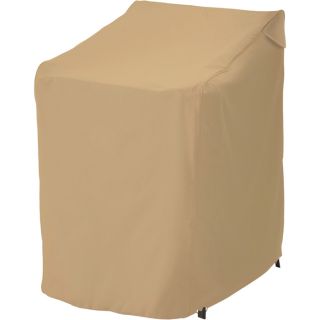 Classic Accessories Patio Stackable Chairs Cover — Tan, Model# 58972  Patio Furniture Covers