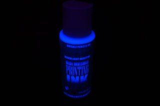 2oz Permanent Bright BLUE Blacklight Reactive Invisible Ink (NOT TATTOO INK) 