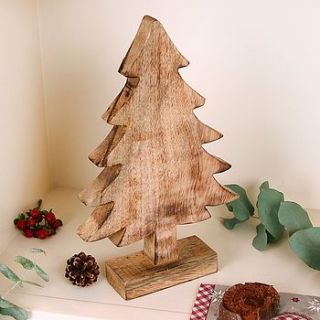 wooden christmas tree by dibor