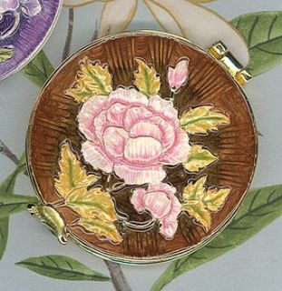 flower compact mirror by susanna freud