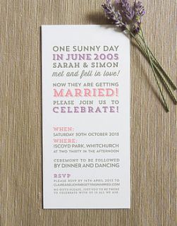 love story wedding invitation by project pretty
