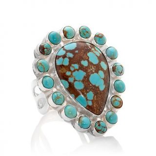 Jay King Sterling Silver Turquoise Teardrop Ring