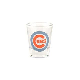 Shot Glass   Chicago Cubs Shot Glass Sports & Outdoors