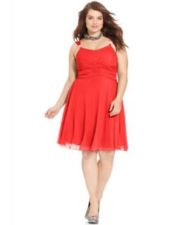 Trixxi Plus Size Dress, Sleeveless Lace High Low   Dresses   Plus Sizes
