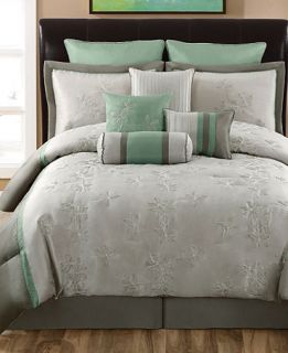 CLOSEOUT Milena 10 Piece Queen Comforter Sets   Bed in a Bag   Bed & Bath