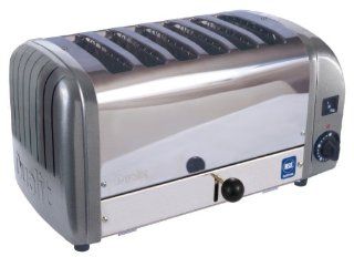 Cadco 6 Slot Toaster, 208 Volt Kitchen & Dining