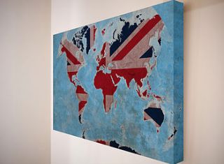 best of british map of the world print by maps international
