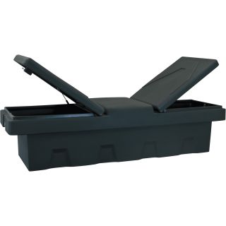Buyers Products Poly Gull Wing Crossbed Truck Box — Black, 69in.L x 20in.W x 11in.H, Model #1710400  Crossbed Boxes