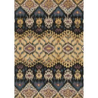 Hand tufted Arianna Black/ Light Gold Wool Rug (7'10 x 11'0) Alexander Home 7x9   10x14 Rugs