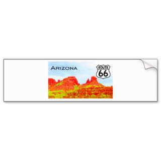Arizona Route 66 Landscape Bumper Stickers