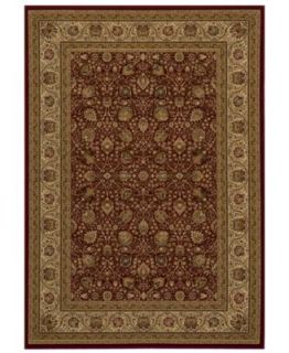 Kenneth Mink Area Rug, Princeton Floral Red 53 x 74   Rugs