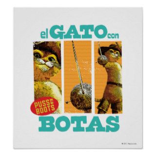 El Gato Con Botas Print