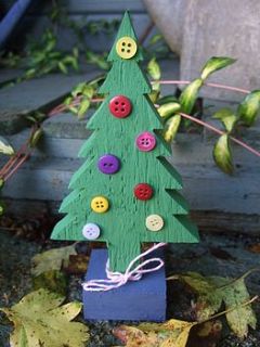 button christmas tree by the blueberry patch by sarah benning