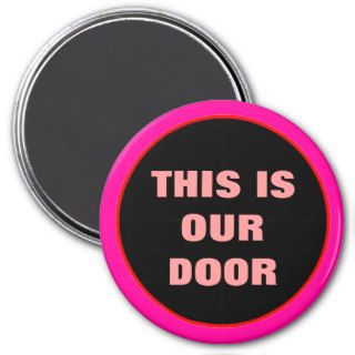 Our Door Stateroom  Door Marker Fridge Magnets