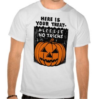 "Here Is Your Treat" Vintage Halloween Shirt