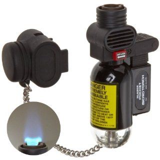 Blazer PB207CR The Torch Wide Flame Butane Refillable Lighter, Black Brazing Torches
