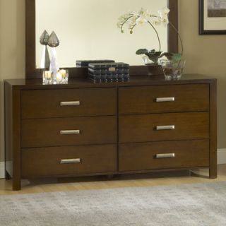 Modus Furniture Riva 6 Drawer Standard Dresser
