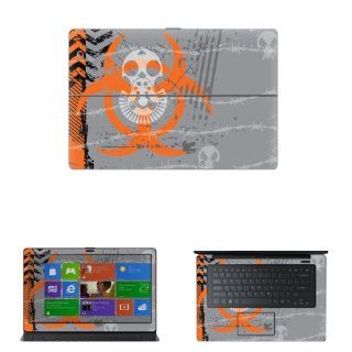 Decalrus   Decal Skin Sticker for Sony Fit 14A FLIP PC with 14" Touchscreen laptop (NOTES Compare your laptop to IDENTIFY image on this listing for correct model) case cover wrap Vaio14AFlipPC 202 Computers & Accessories