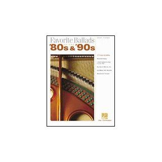 Hal Leonard Favorite Ballads of the 80s & 90s Easy Piano Musical Instruments