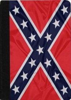 Rikki KnightTM Confederate Flag Design Black pu Leather and Faux Suede Case for Apple iPad® Mini Computers & Accessories