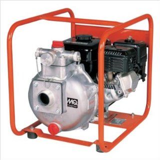 Multiquip QP205SH High Pressure Centrifugal Pump with Honda Motor, 5.5 HP, 106 GPM, 2" Suction (1) 1/2" Discharge, (2) 1" Discharge Industrial Centrifugal Pumps