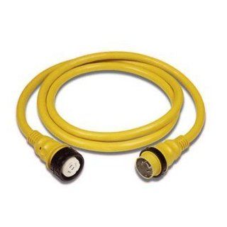 Marinco 50Amp 125/250V Shore Power Cable   50'   Yellow  Boating Shore Power Cords  Sports & Outdoors