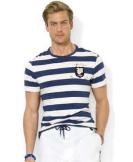 Polo Ralph Lauren Custom Fit Lion Crest Jersey Rugby Shirt   T Shirts   Men