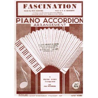 Fascination (Piano Accordion Arrangement) F. D. Marchetti Dick Manning Books