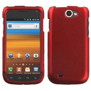 Asmyna SAMT679HPCSO202NP Titanium Premium Durable Rubberized Protective Case for Samsung Exhibit II 4G/Galaxy Exhibit 4G T679   1 Pack   Retail Packaging   Red Cell Phones & Accessories