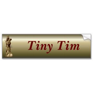 Bob Cratchit and Tiny Tim Christmas Carol Bumper Stickers
