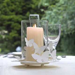 butterfly hurricane lamp by le trousseau