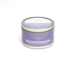 french lavender natural wax candle by at wicks end