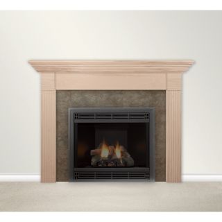 Empire Comfort Systems Birch Mantel Surround and Shelf — Flush Profile, Model# HWFMC72UH  Fireplace Mantels