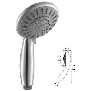 Ana Bath HS5430 4 Inch 5 Function Handheld Shower, PVD Brushed Nickel Finish   Hand Held Showerheads  
