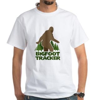  Bigfoot Tracker White T Shirt