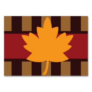 Thanksgiving Place Cards Business Card Template