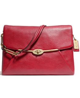 COACH MADISON SHOULDER FLAP IN LEATHER   COACH   Handbags & Accessories