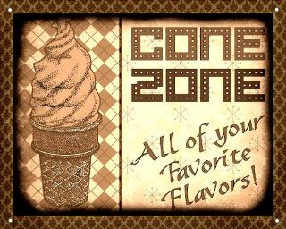 Dairy SIGN Ice Cream Cone shop / for Deli Diner Restaurant Kitchen wall decor 198  Other Products  
