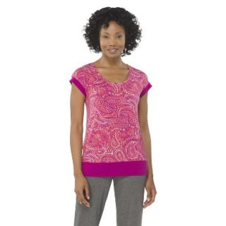 Gilligan & OMalley Womens Fluid Knit Pajama Top   Springtime Pink L