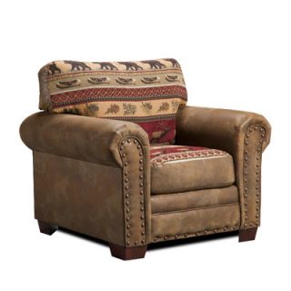 American Furniture Classics Lodge Chair and Ottoman