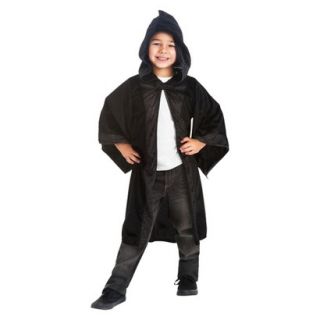 Little Adventures Child Cloak Blck Wizard L