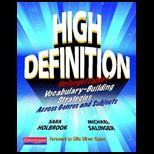 High Definition Unforgettable Vocabulary Building Strategies Across Genres and Subjects