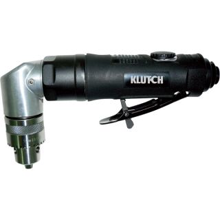 Klutch Low Noise 90� Angle Air Drill   3/8 Inch Chuck