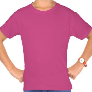 Plain Wow Pink Girls' Hanes Tagless T Shirt