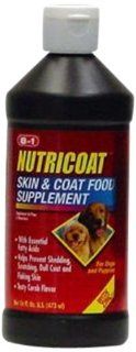 Excel Nutricoat Skin and Coat Supplement for Dogs, 16 Ounce  Pet Fish Oil Nutritional Supplements 