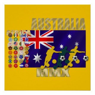 Australia 32 qualified countries artwork gifts posters
