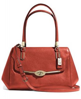 COACH MADISON SMALL MADELINE EAST/WEST SATCHEL IN LEATHER   COACH   Handbags & Accessories
