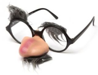 Kyra Groucho Marx Costume Nose Mustache Funny Glasses in Grey Clothing